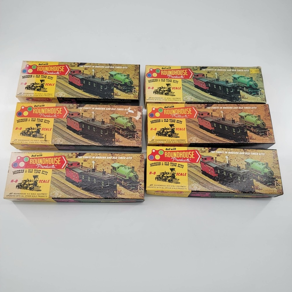 6 Roundhouse HO Train Car Lot & Elegoo Super UNO R3 Starter Kit Model Light Kit
